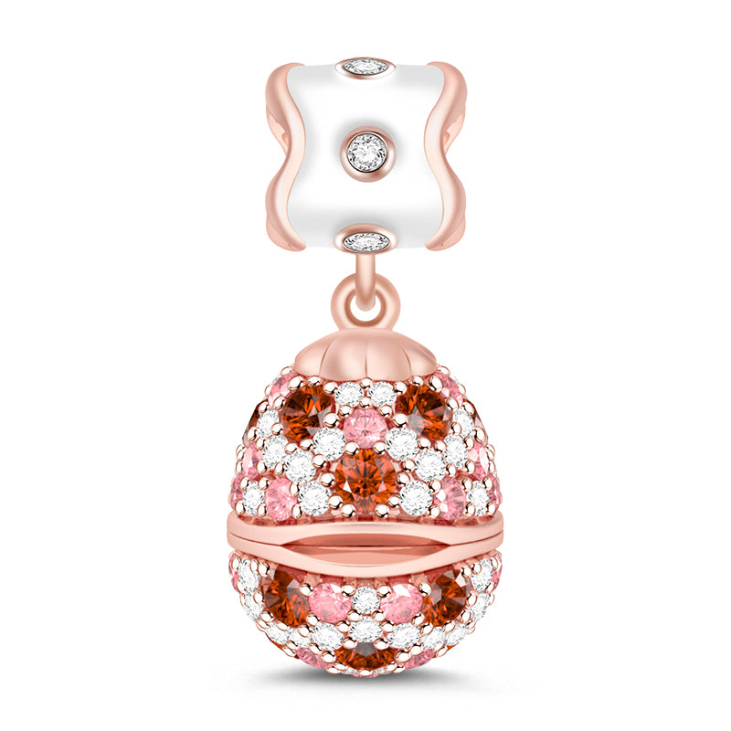 Gnoce "Unexpected Surprise" 925 Sterling Silver Colorful Cubic Zirconia Rabbit Beads Charms Easter Gift_2