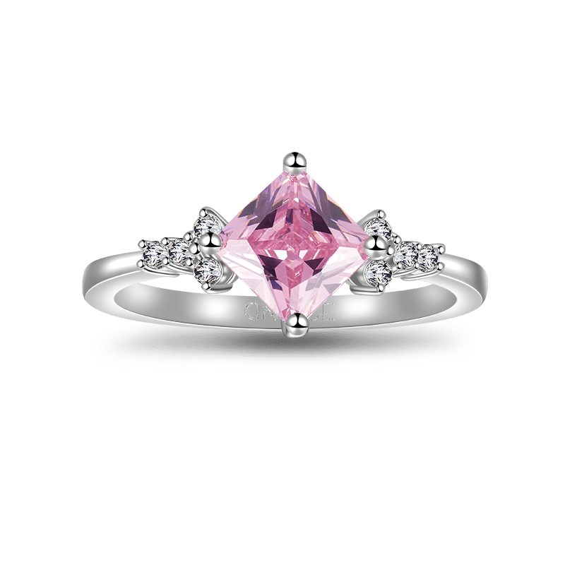 Gnoce Sparkling Triple Pink Stackable Ring Set_5