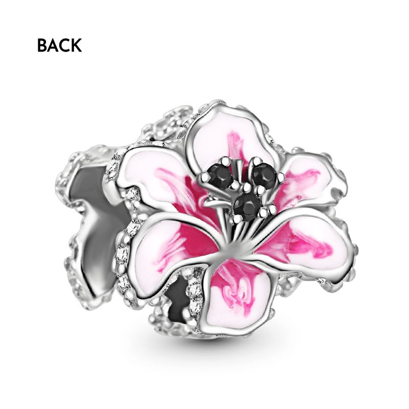 Gnoce Pink Lily Flower Charm_6