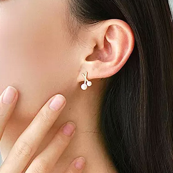 Gnoce Pearl Stud Earrings_4