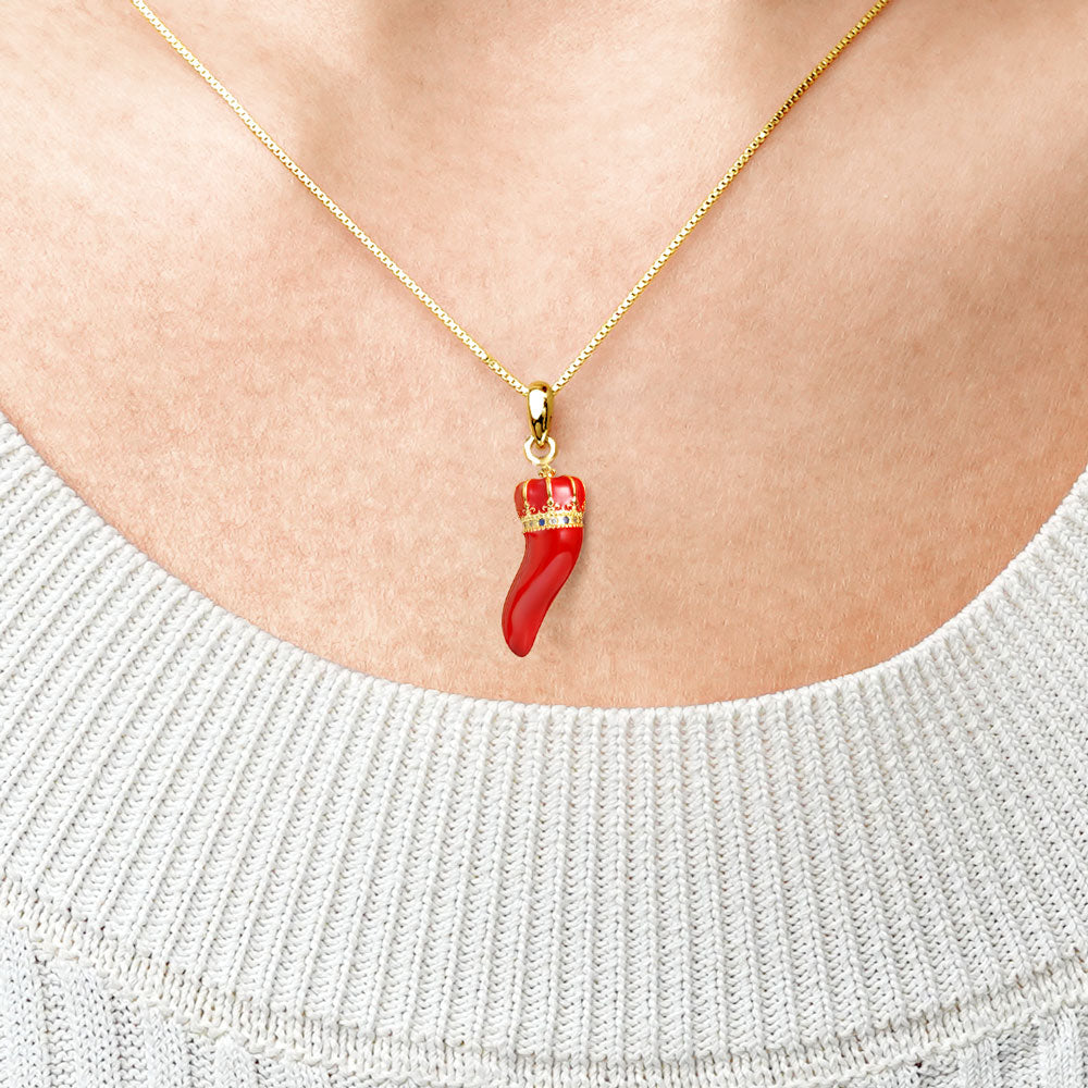 Gnoce Lucky Horn Necklace_4