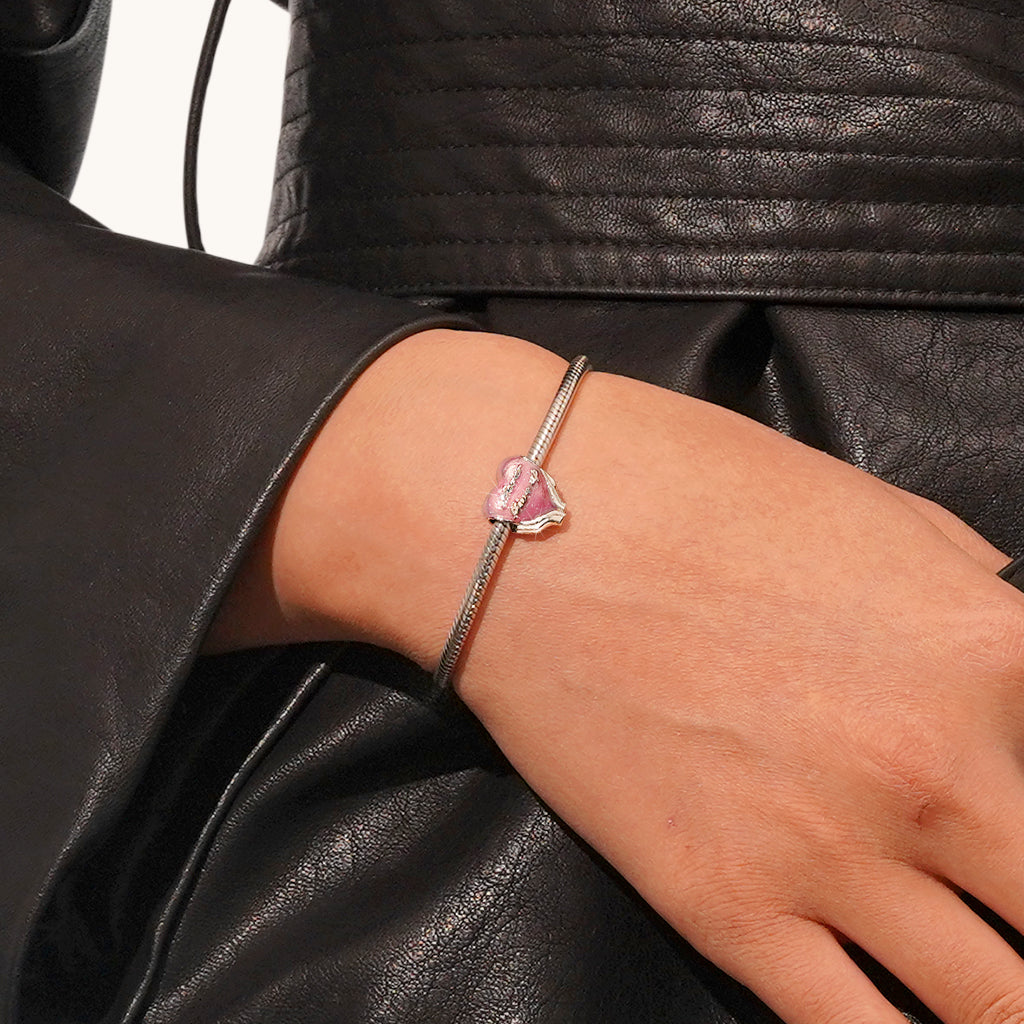 Gnoce "Never Give up" Heart Charm_5