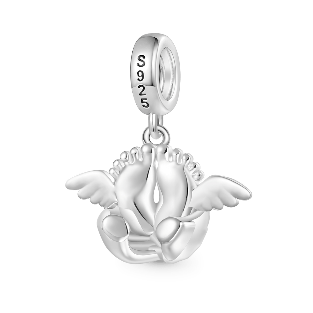 Gnoce Angel Baby Memorial Birthstone Pendant Dangle Charm_2