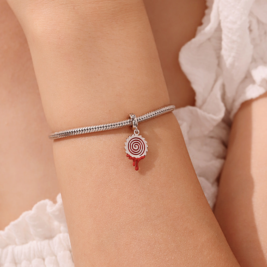 Gnoce Dripping Blood SAW Pendant Dangle Charm_6