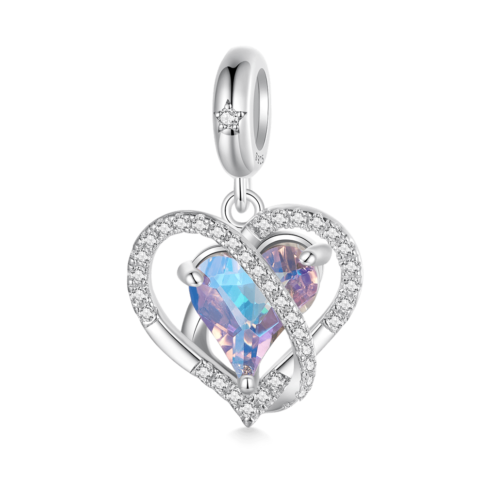 Gnoce Intertwined Love Romantic Pendant Dangle Charm_1
