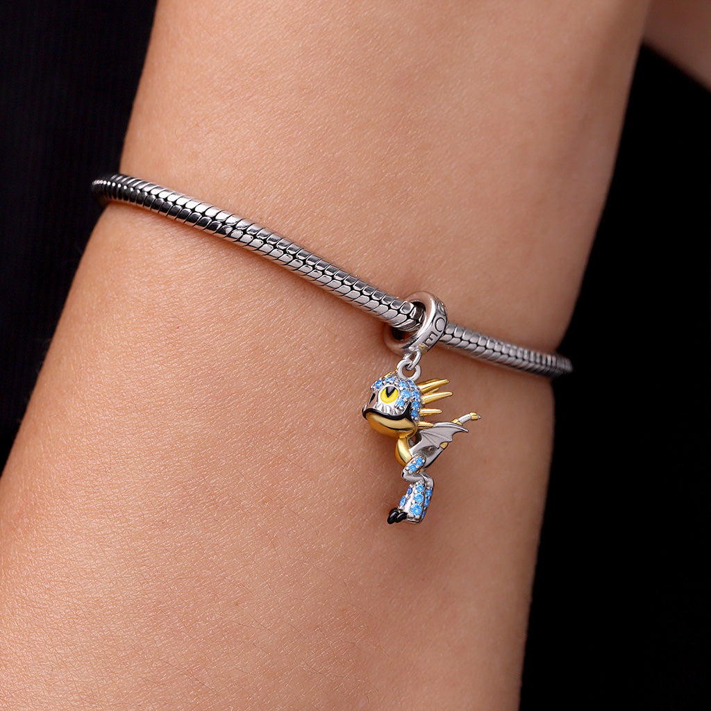 Gnoce Deadly Nadder Dragon Pendant Dangle Charm_6