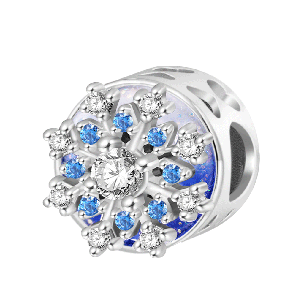 Gnoce Engravable Rotatable Snowflake Charm_1