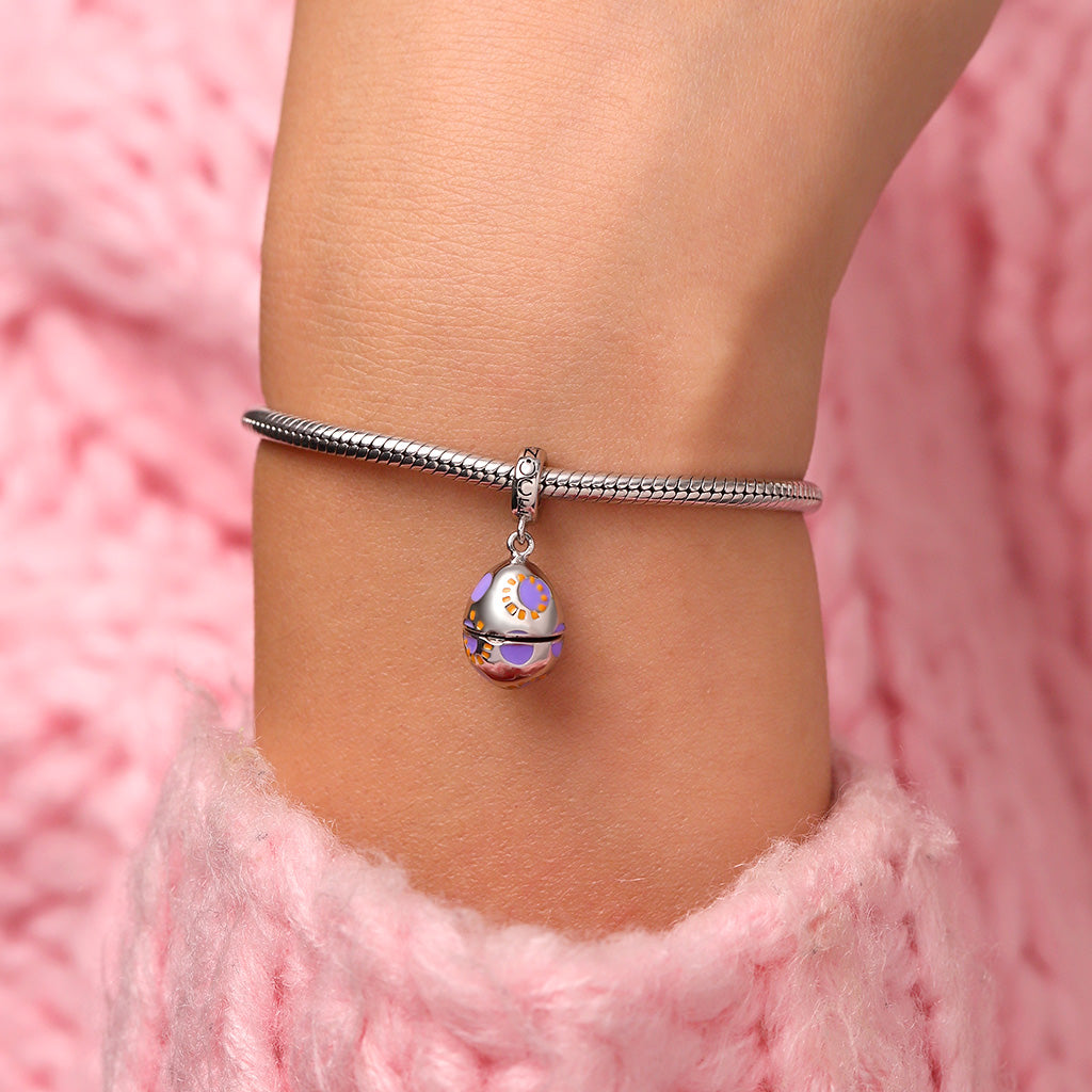 Gnoce Openable Easter Egg-Pocket Black Cat Pendant Dangle Charm_8