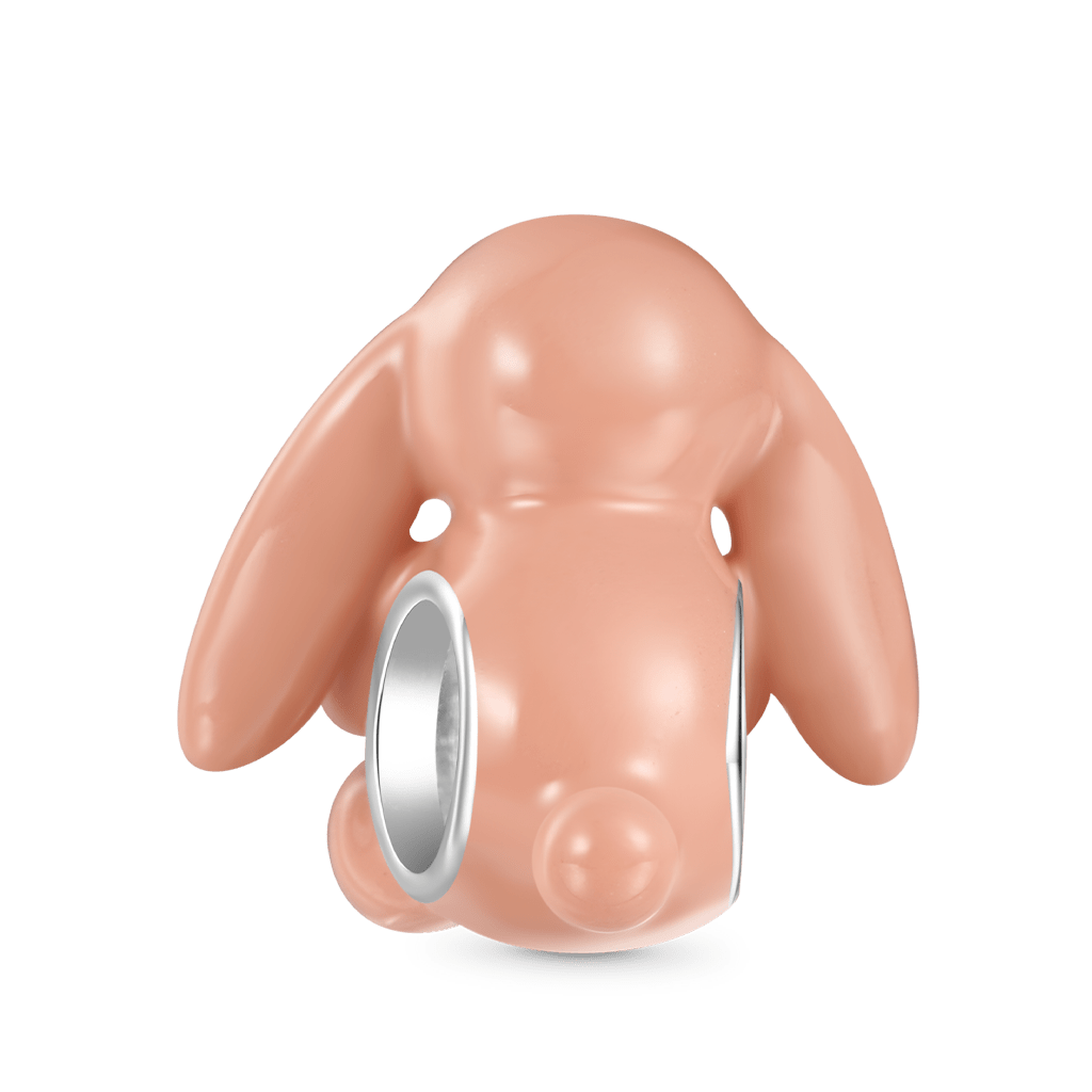 Gnoce Beige Bunny Embraces Love Charm_3