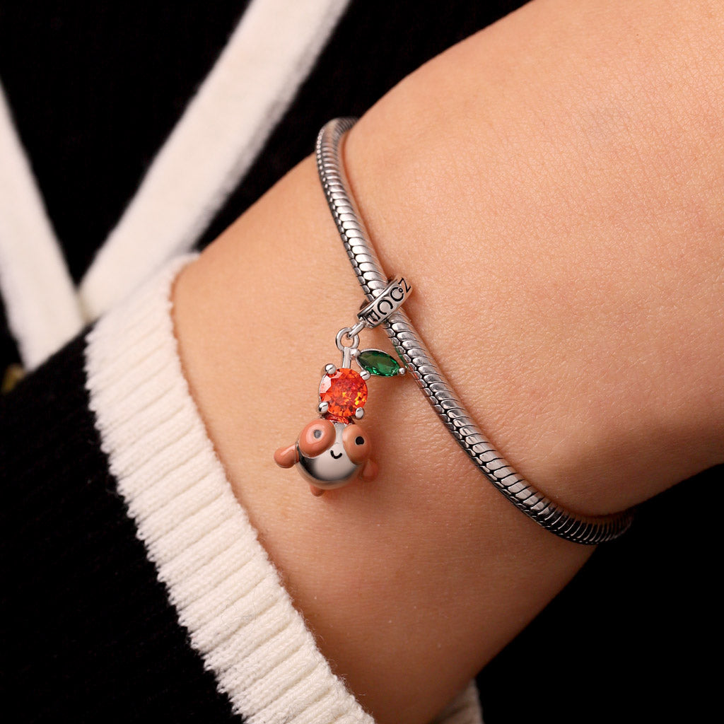 Gnoce Bubble-eye Goldfish Pendant Dangle Charm_6