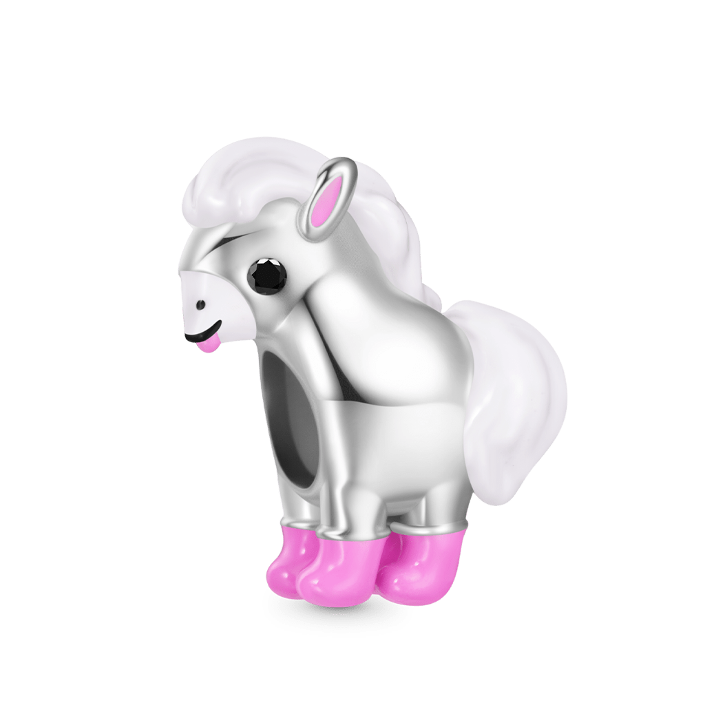 Gnoce Pink Cute Mini Pony Charm_1