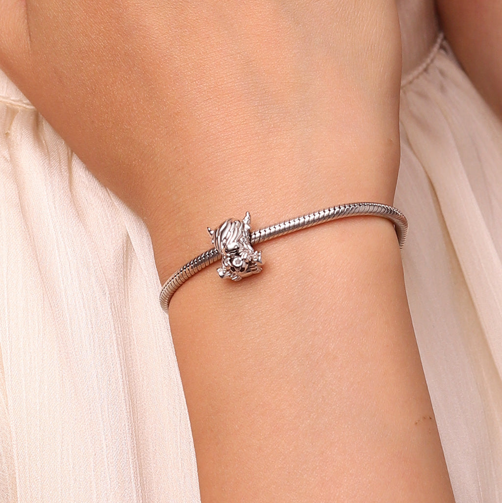 Gnoce Football Highland Cow Charm_5