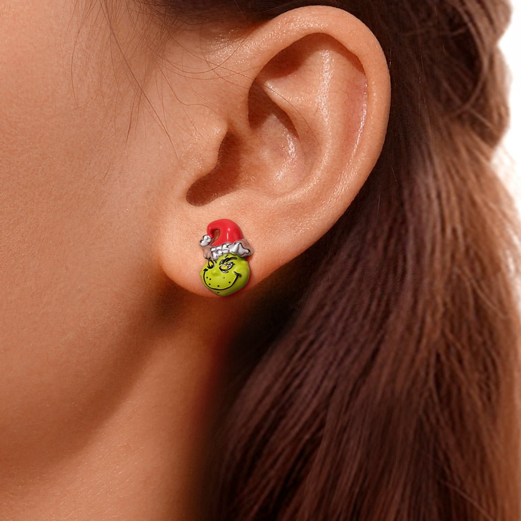 Gnoce Grinch Stud Earrings_6