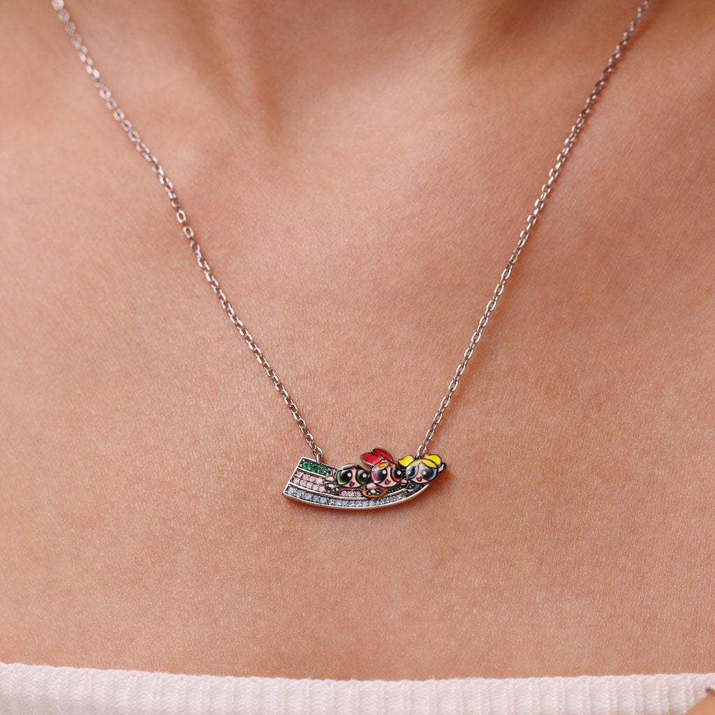 Gnoce The Powerpuff Girls Necklace_5