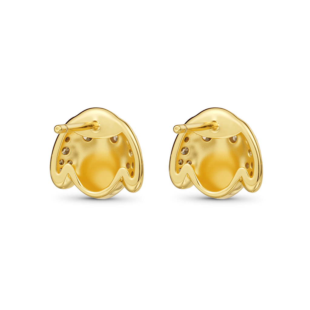 Gnoce Basset Hound Dog Stud Earrings_4