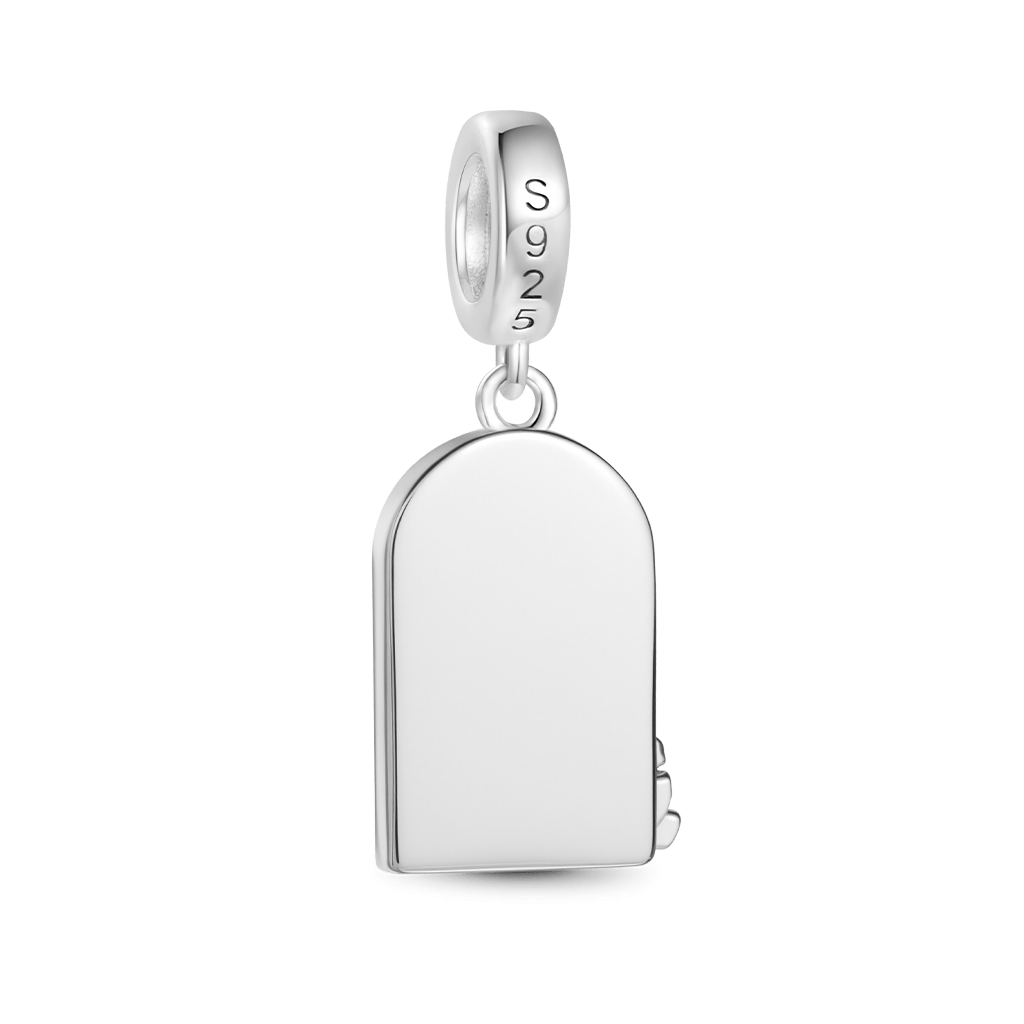Gnoce Malaysia Melaka Stadthuys Charm Platinum-plated Silver Blend_5