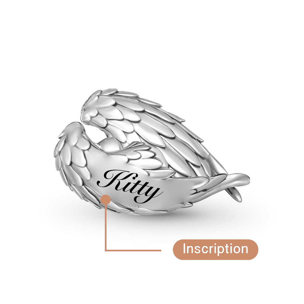 Gnoce Pet Memorial Cat Engravable Charm_6