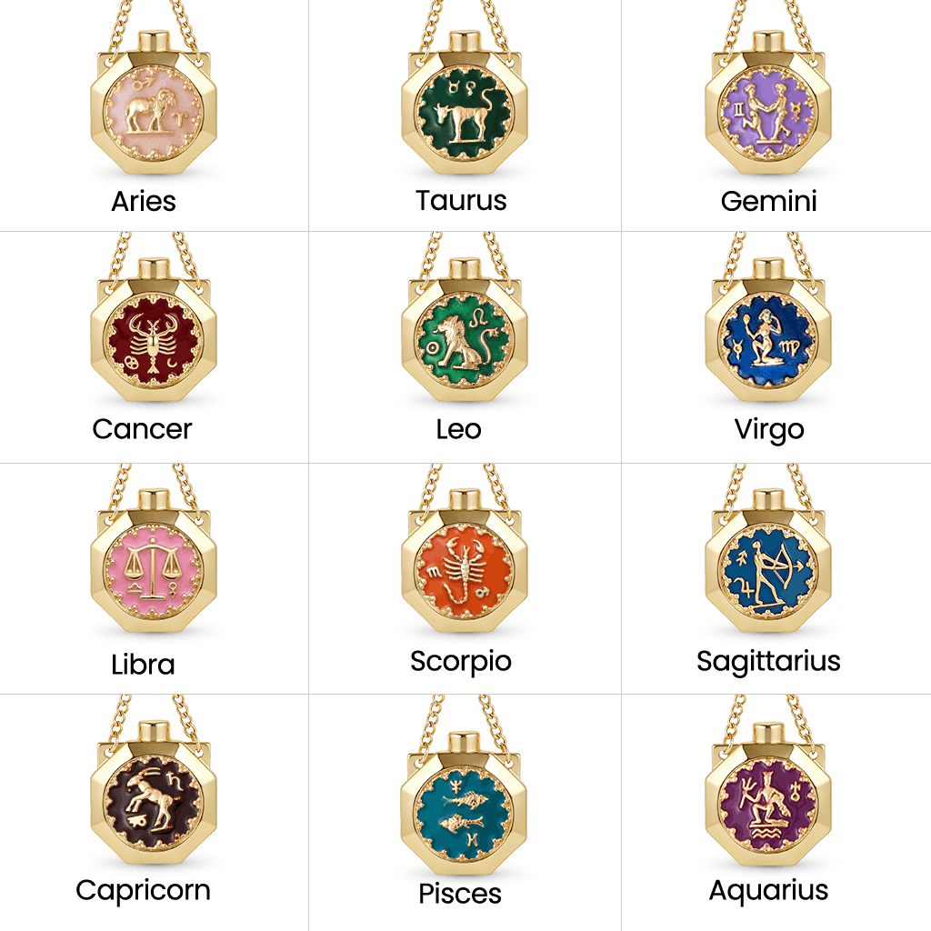 Gnoce Customized Zodiac Wishing Bottle Necklace_5
