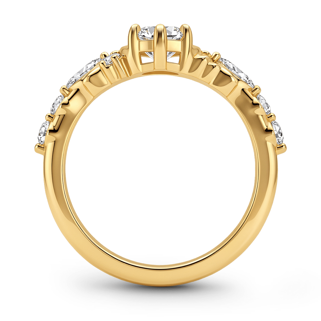 Gnoce Vintage Filigree Marquise-cut Engagement Ring_6