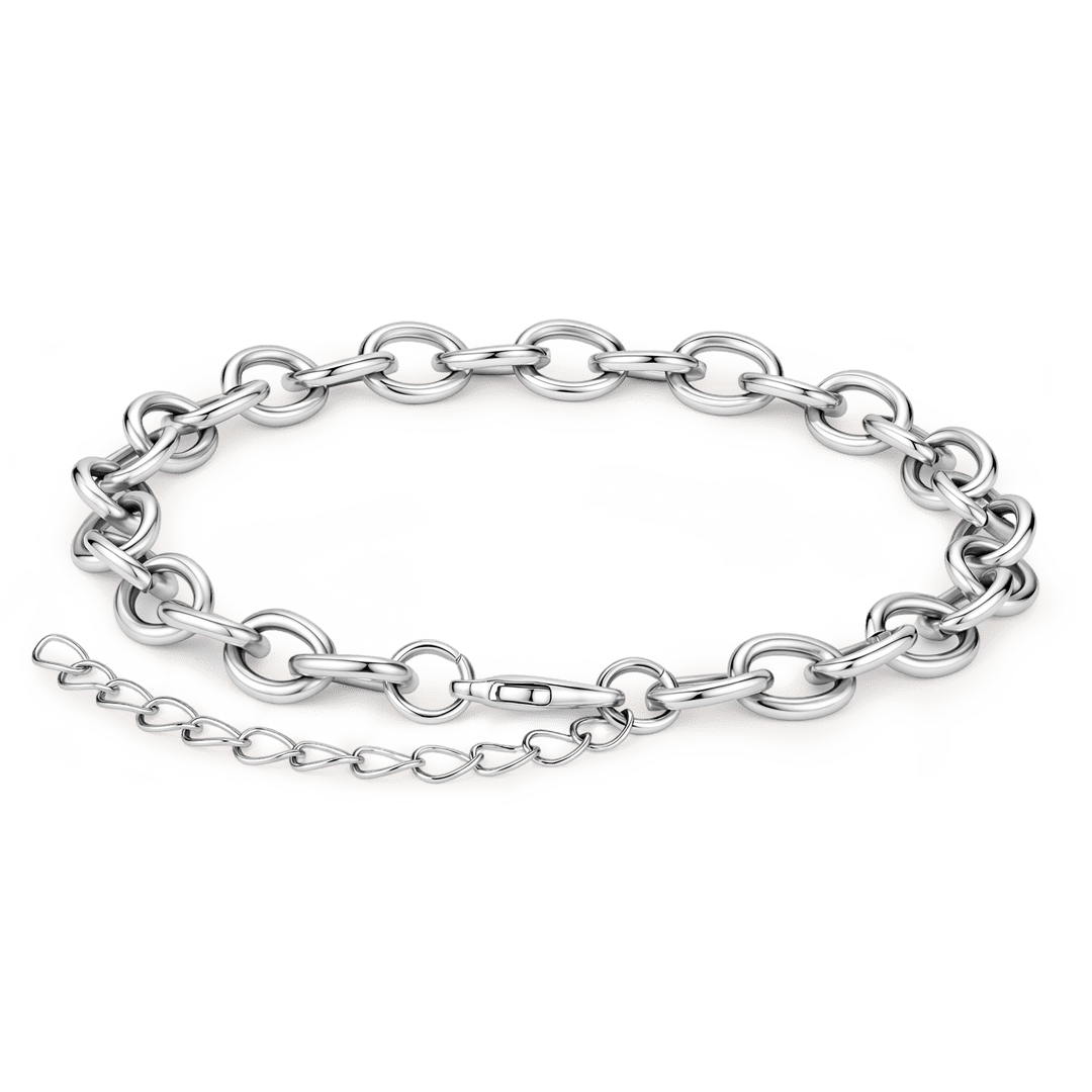 Gnoce Polished Oval Link Bracelet_4