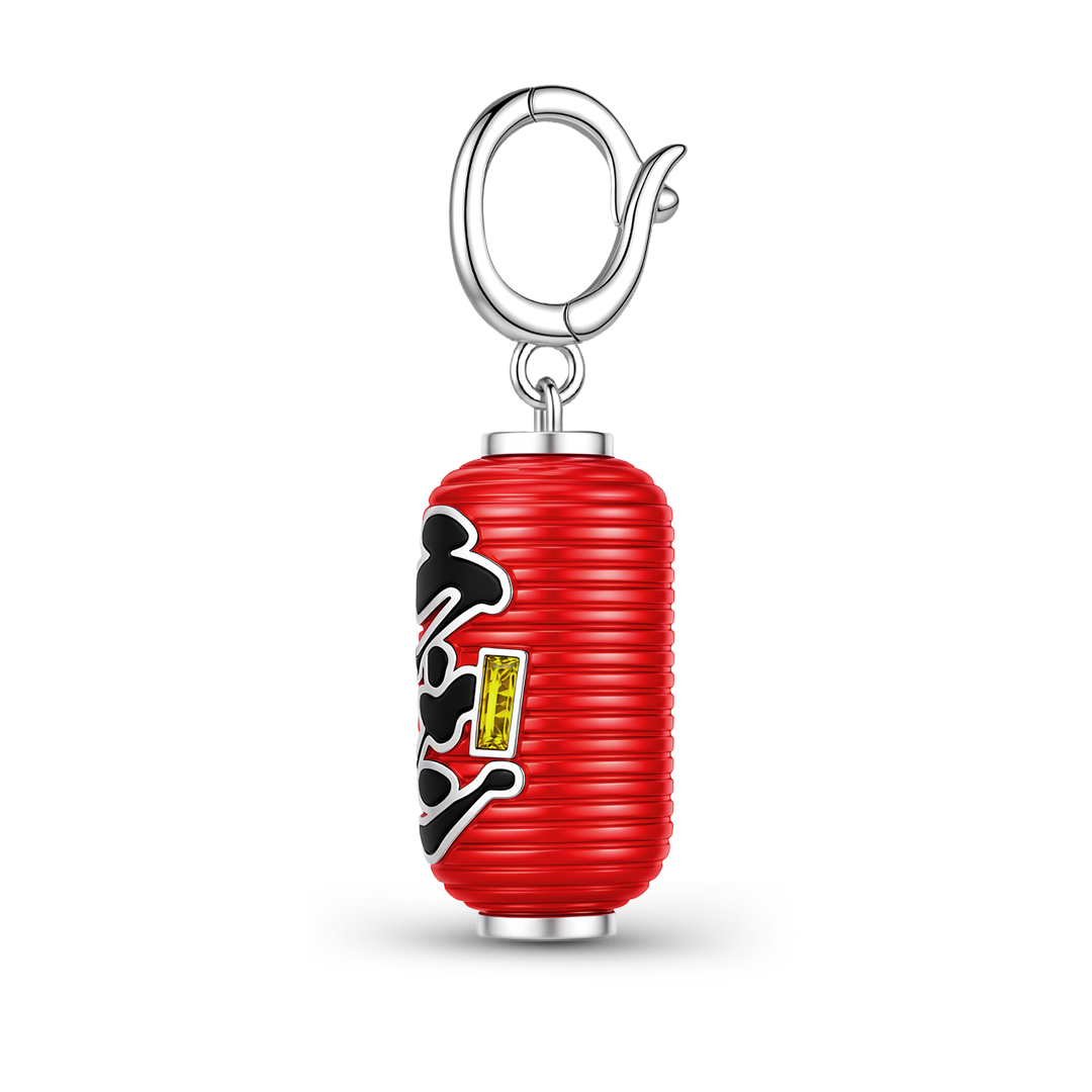 Gnoce Glow-in-the-Dark Japanese Ramen Lantern Charm Platinum-plated Silver Blend_7