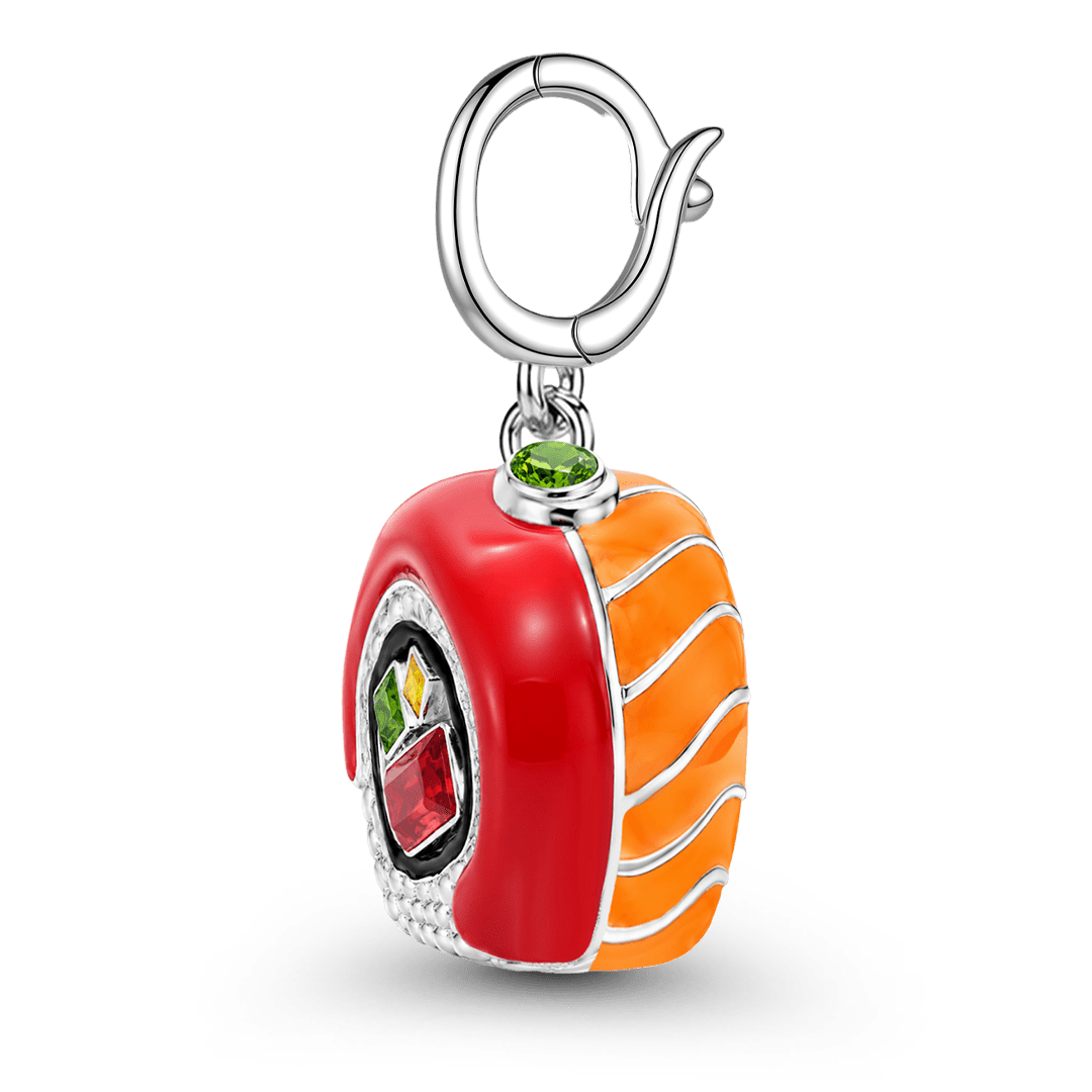 Gnoce Japanese Sushi Charm Platinum-plated Silver Blend_6