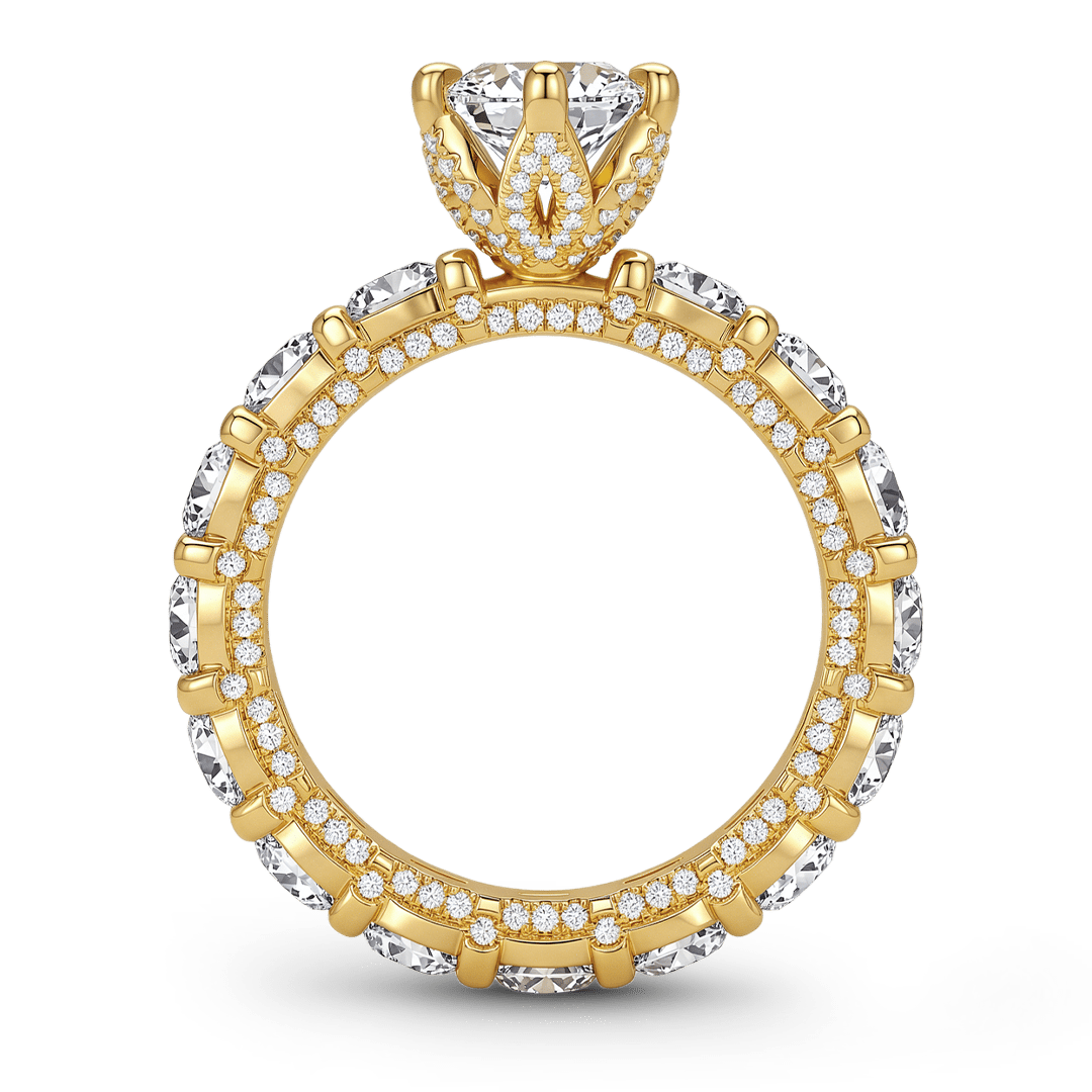 Gnoce Marquise Cut Moissanite Diamond Ring_6