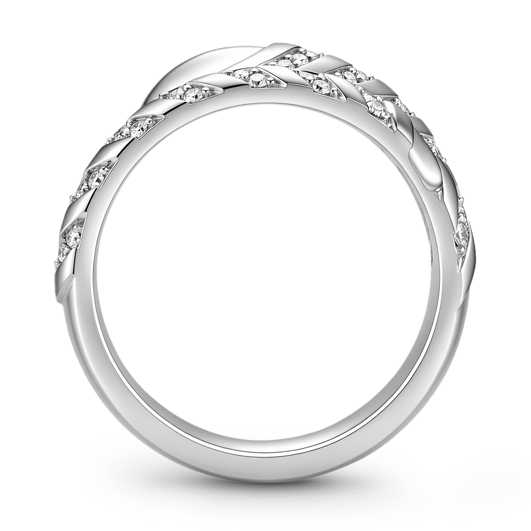 Gnoce Coiled Snake Ring Platinum-plated Silver Blend_6