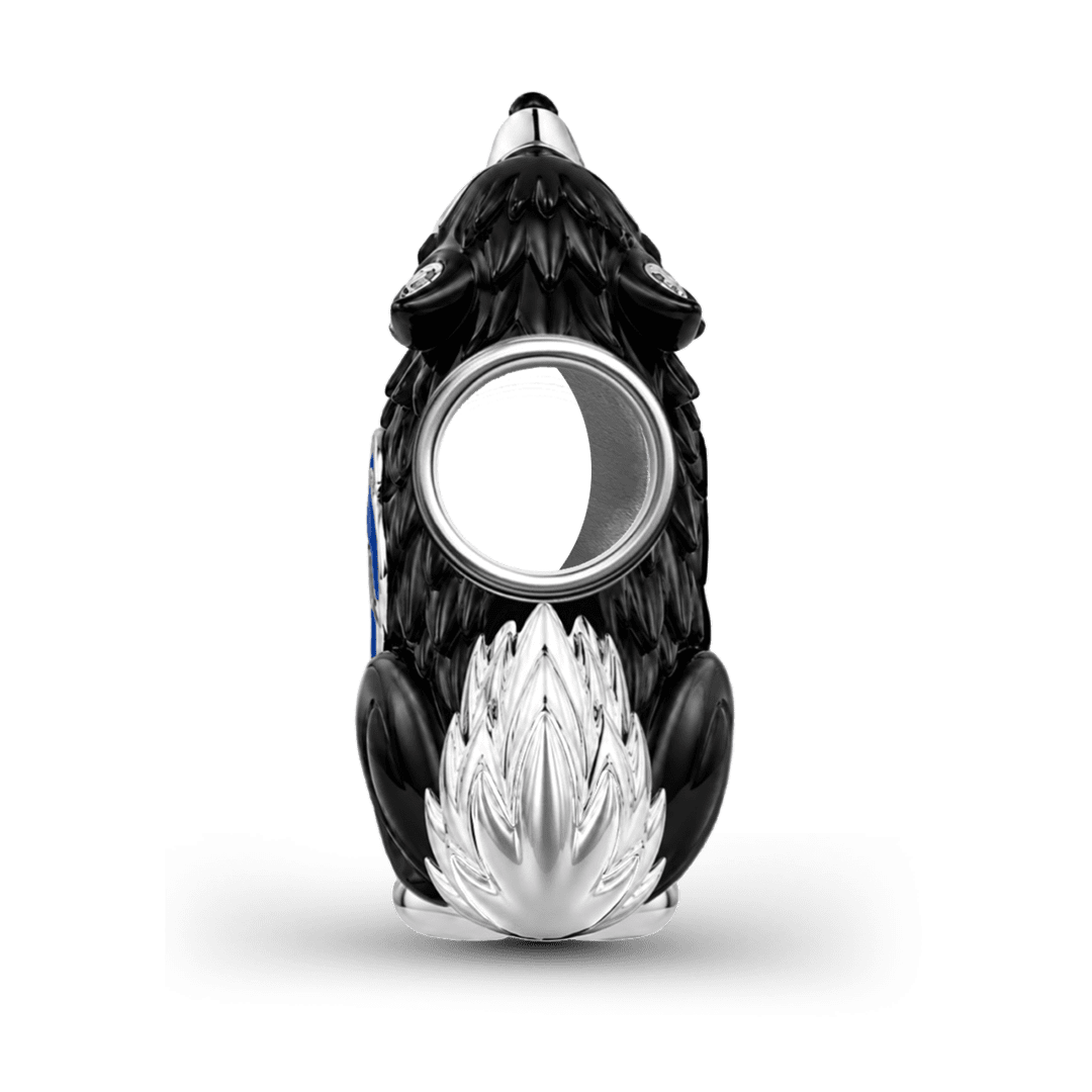 Gnoce Stay Wild Wolf Charm Bead Platinum-plated Silver Blend_6