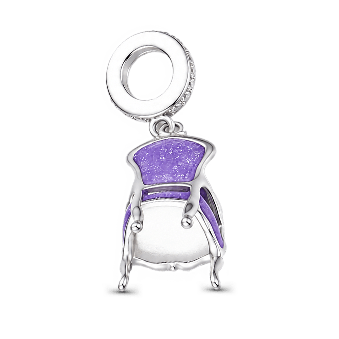 Gnoce Chair Sleeping Cat Pattern Dangle Charm_7