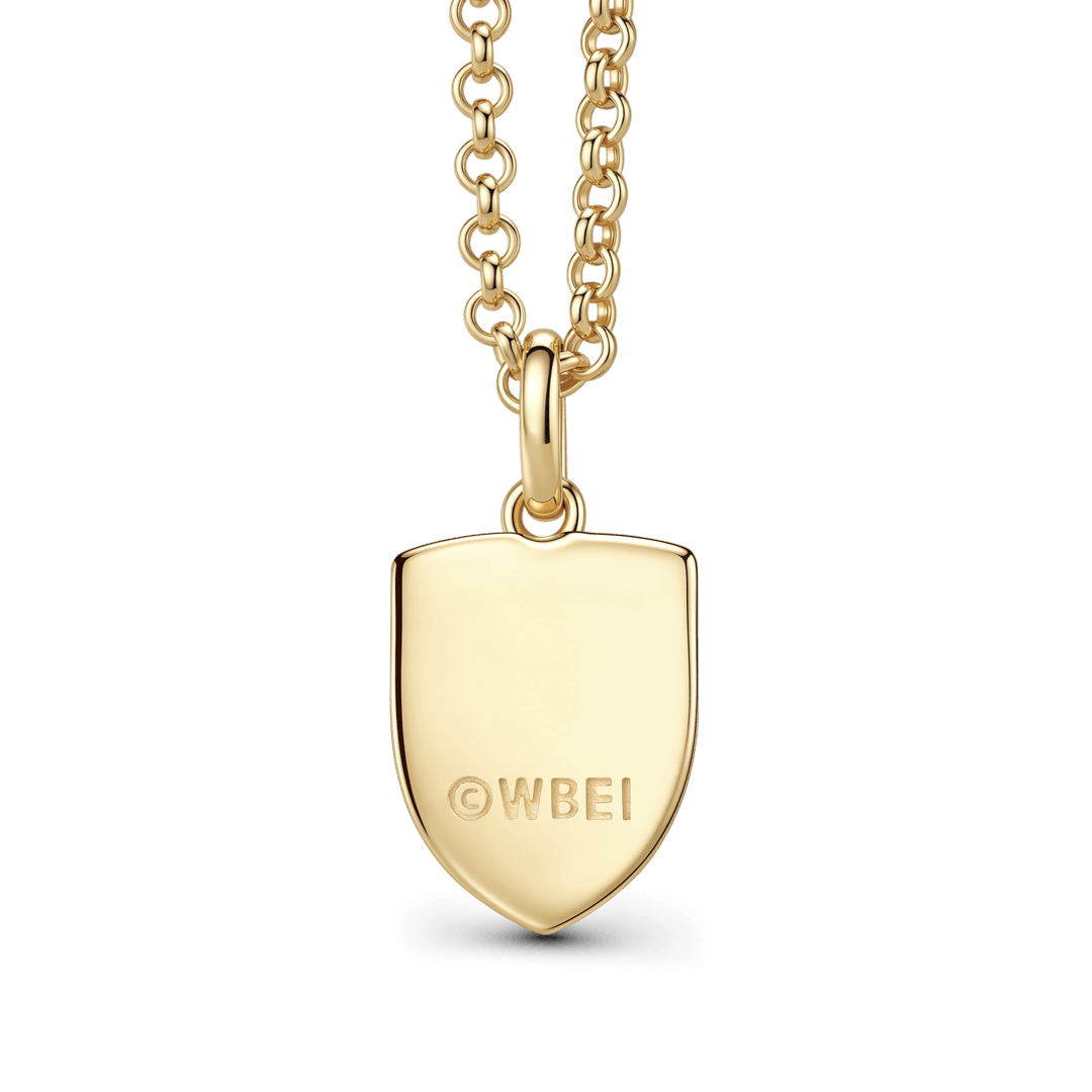 Gnoce Harry Potter Hufflepuff House Crest Badger Gold‑Tone Pendant Necklace_4
