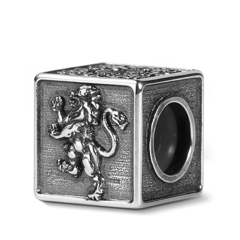 Lion Charm Sterling Siver fit Men's Bracelet Jewelry for Men_1