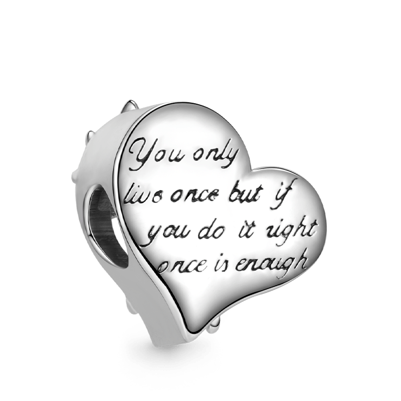 Sun Flower Charm Bead 925 Sterling Silver Back with Engravings_3