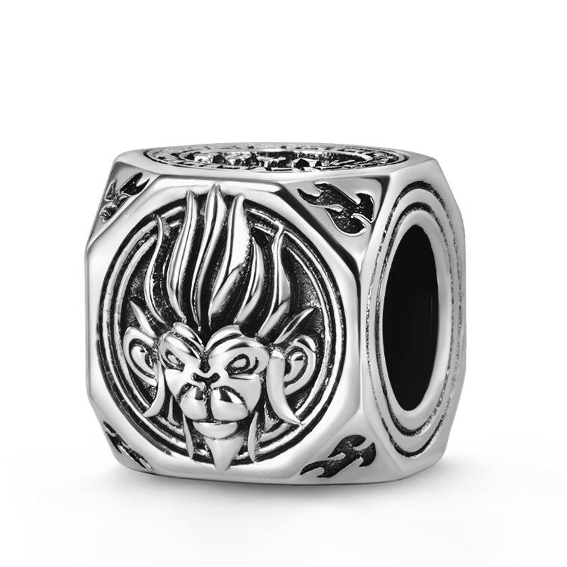 Monkey King Vintage Bead & Customized Classic Beads S925 Sterling Silver with Gift Copper Black Leather Men's Bracelet Jewelry for Men_2