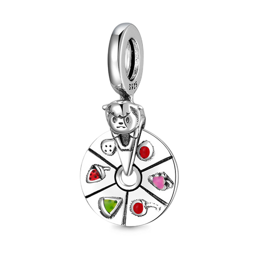 Fruit Turntable Pendant Dangle Charm 925 Sterling Silver_1