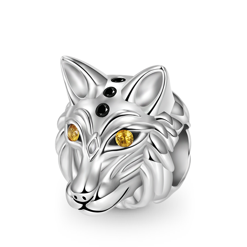 Gnoce Elegant Ancient Animal Wolf Charm_1