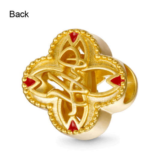 Gnoce Surname Li 18K Gold Charm_2