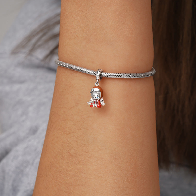Gnoce A Little Match Girl Pendant Dangle Charm_4