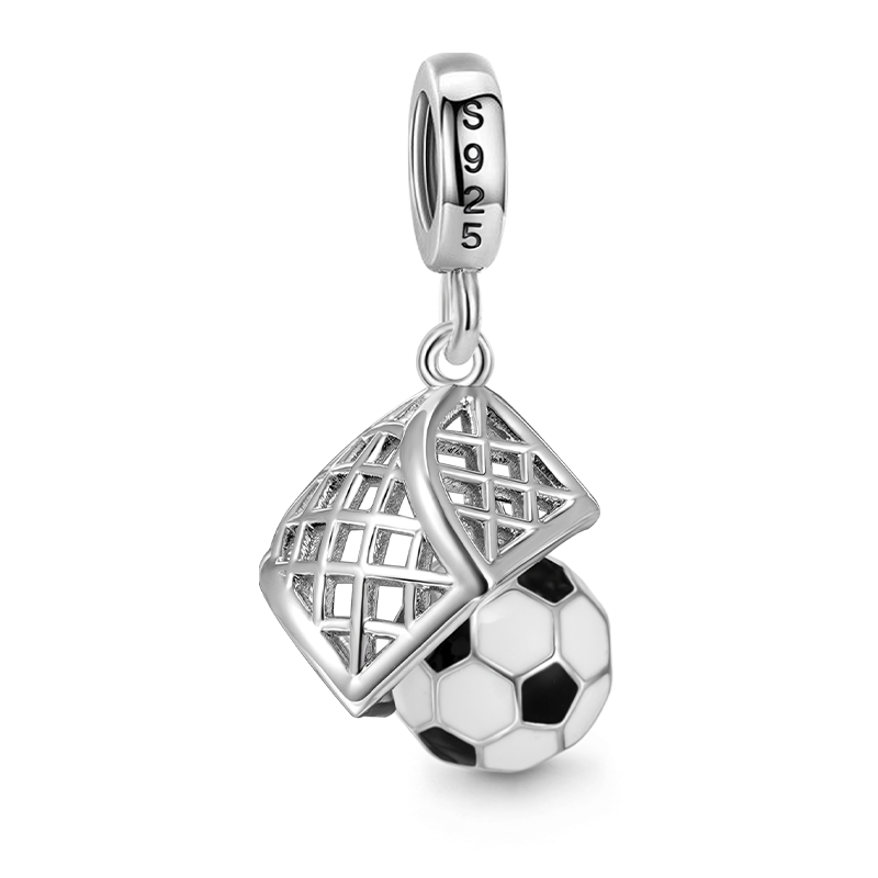 Gnoce Football Competition Shot Pendant Dangle Charm_2