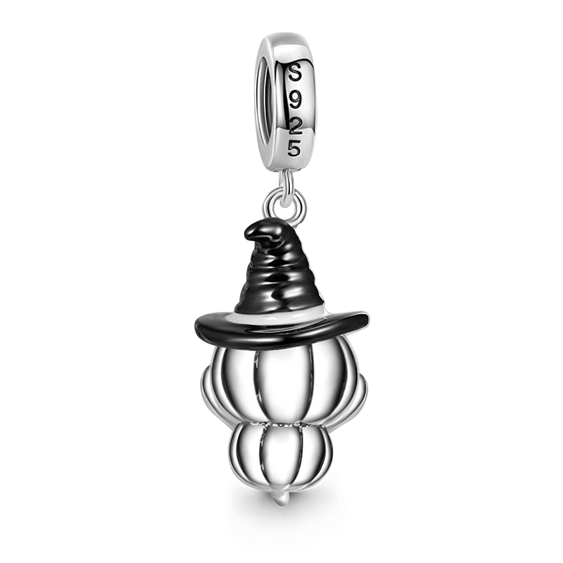Gnoce Pumpkin Monster Embraces Heart Gem Pendant Dangle Charm_2