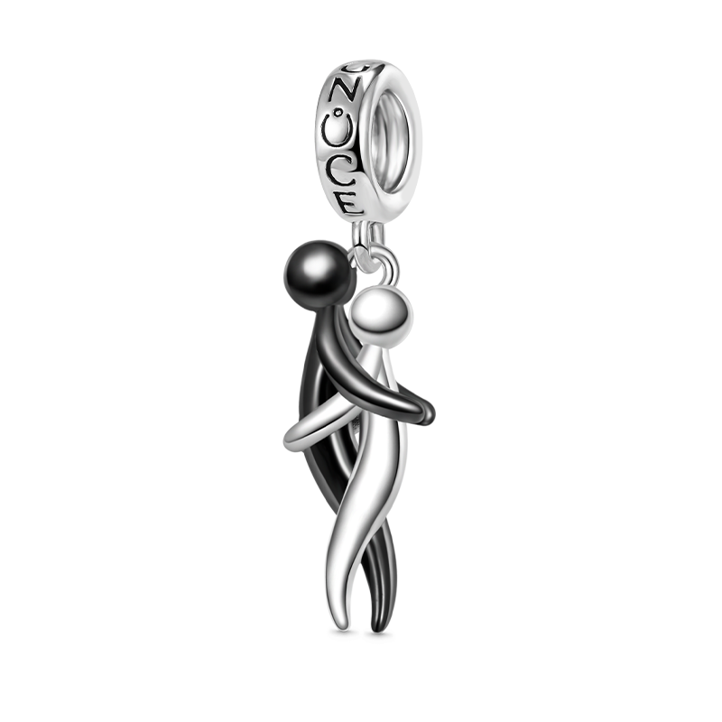 Gnoce Lover Embraces Romantic Pendant Dangle Charm_1