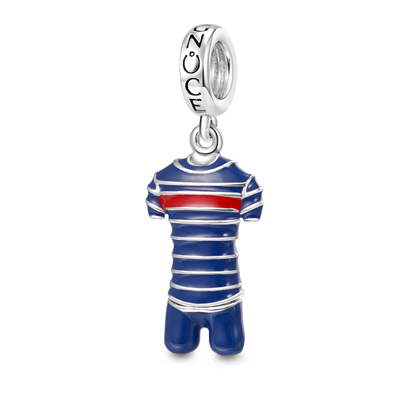 Gnoce France Football Team Jerseys Pendant Dangle Charm_1