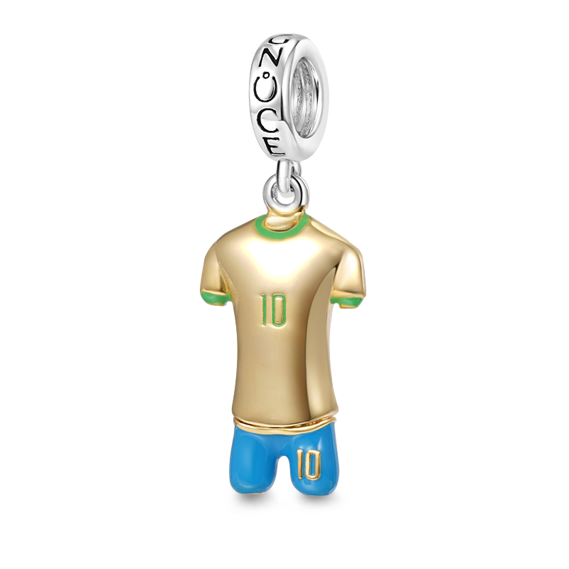 Gnoce Football Star Jerseys Pendant Dangle Charm_1