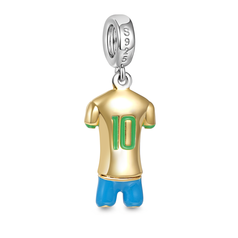 Gnoce Football Star Jerseys Pendant Dangle Charm_2