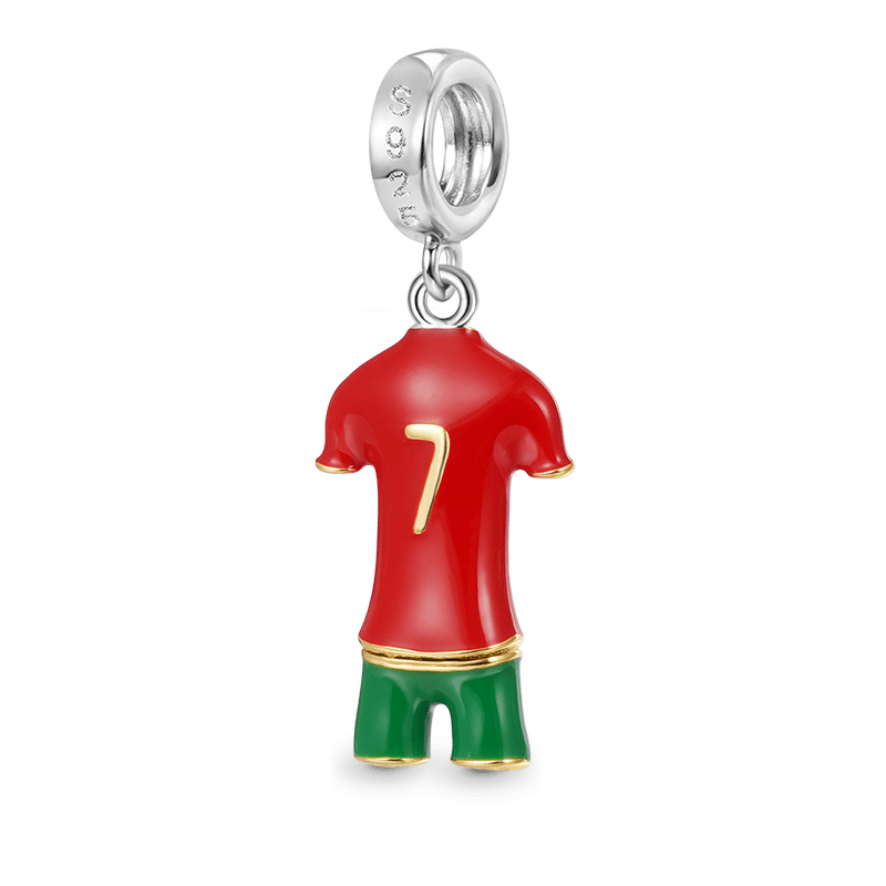 Gnoce Football Star Jerseys Pendant Dangle Charm_2