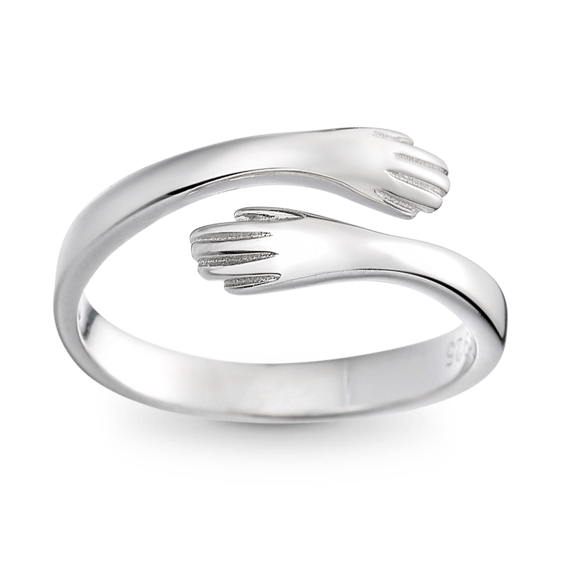 Gnoce Romantic Embrace Lover Adjustable Ring_1