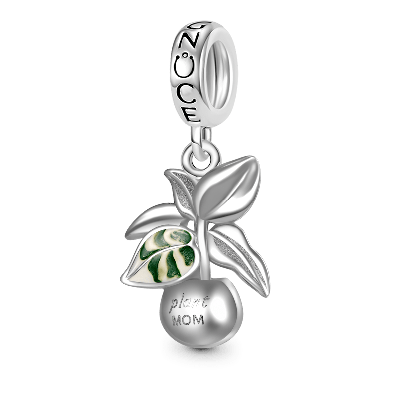 Gnoce Plant Mom Lover Pendant Dangle Charm_1
