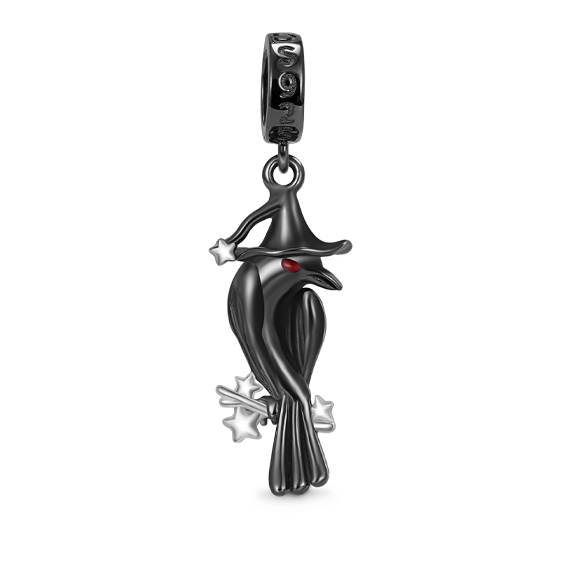 Gnoce Crow Pendant Dangle Charm_2
