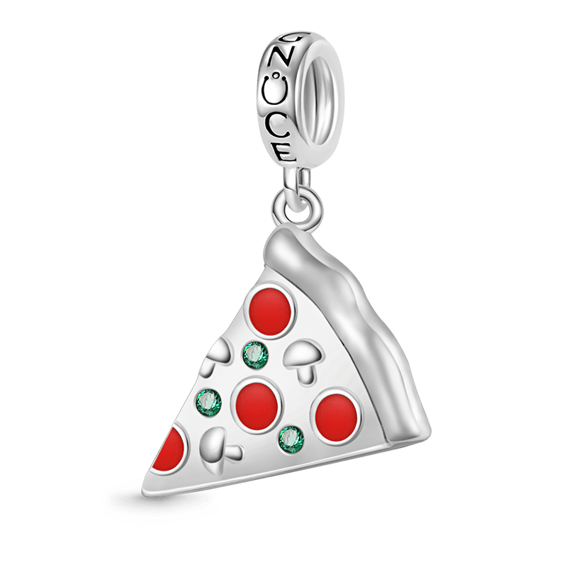 Gnoce Delicious Pizza Slice Pendant Dangle Charm_1