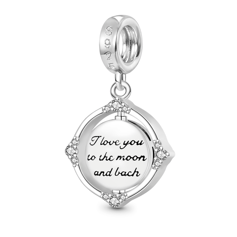 Gnoce Rotated Moon & Sun Pendant Dangle Charm_2